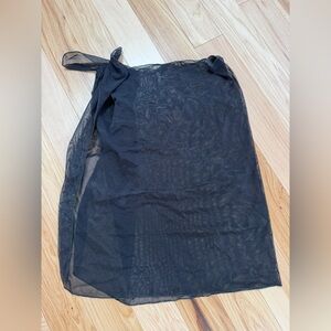 Jantzen Black Sheer cover up